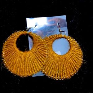 Sweater inspired earrings